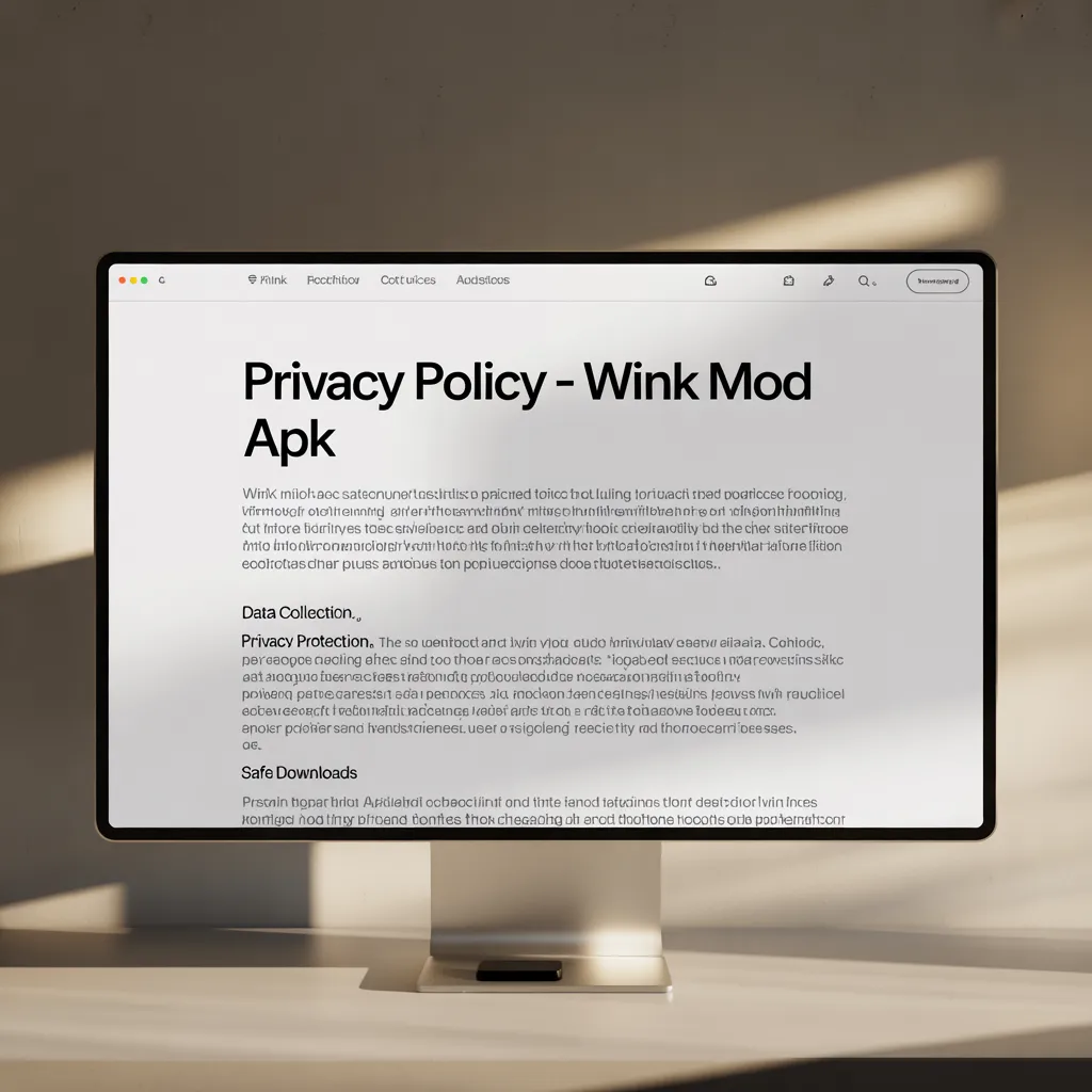 Read the Privacy Policy of Wink Mod APK. Learn how we handle your personal data, protect your privacy, and ensure safe downloads of APK and MOD files.
